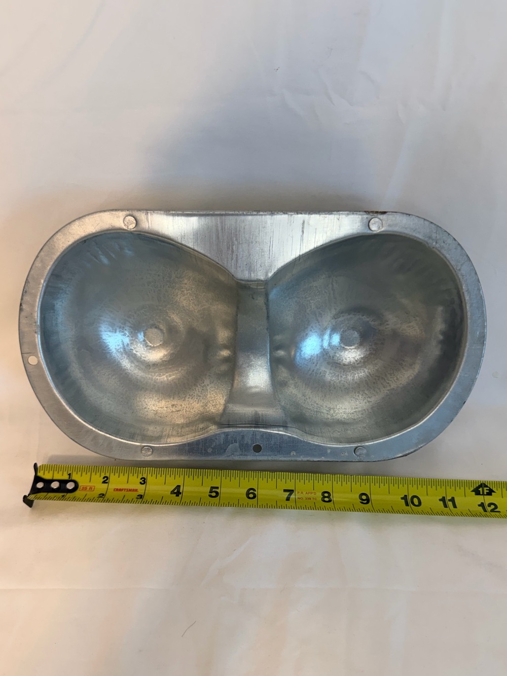 Novelty Boob Shaped Naughty cake pan / Jello Mold aluminum